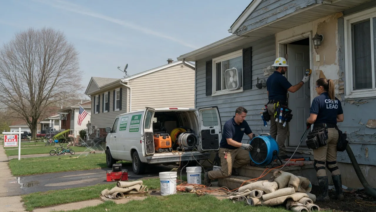 Flood Cleanup in Harveysburg, OH near me