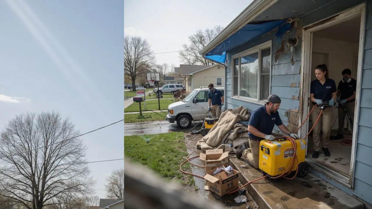Basement Flood Cleanup in Harveysburg, OH near me